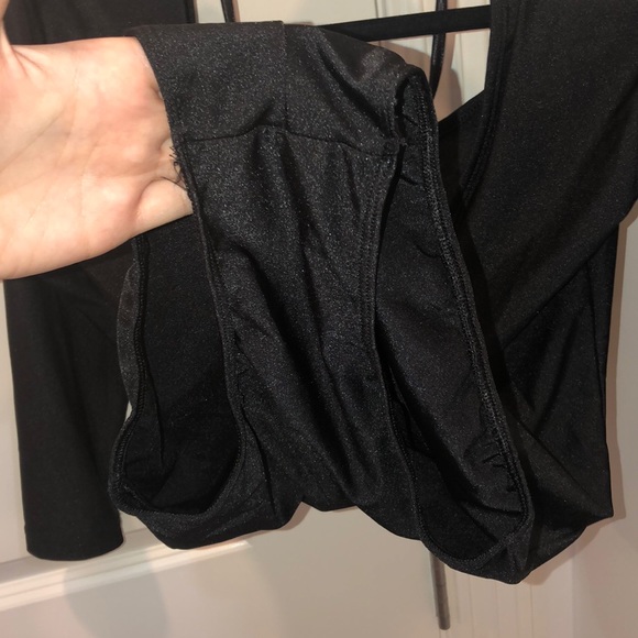 donating 5/20 Long Sleeve Black Bodysuit small medium - Picture 4 of 5